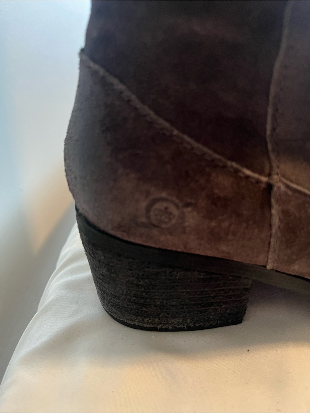 Born Women’s Knee-High Suede Boots in Dark Brown - Picture 4 of 14